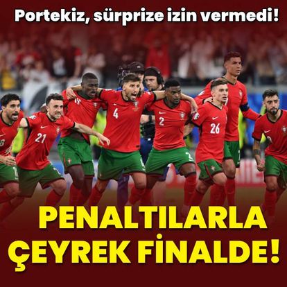 Portekiz rakibini penaltılarla eledi, adını çeyrek finale yazdırdı!