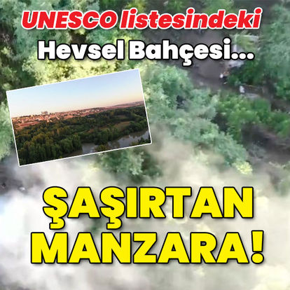 Diyarbakır haberleri: UNESCO listesindeki Hevsel Bahçesi... Şaşırtan manzara