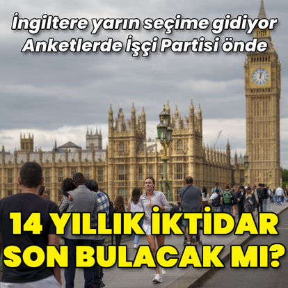 İngiltere yarın seçime gidiyor: 14 yıllık Muhafazakar Parti iktidarı sona erecek mi?