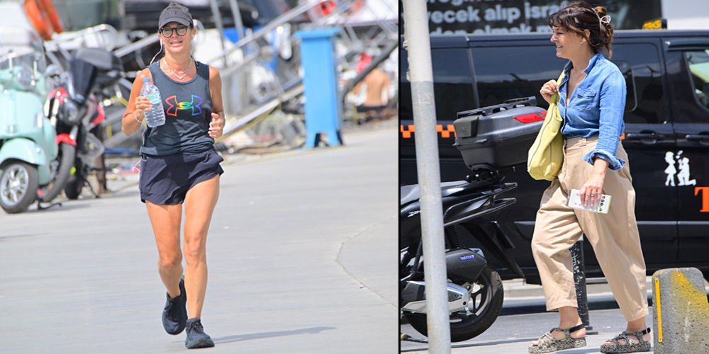 Boğaz'da hem iş hem spor