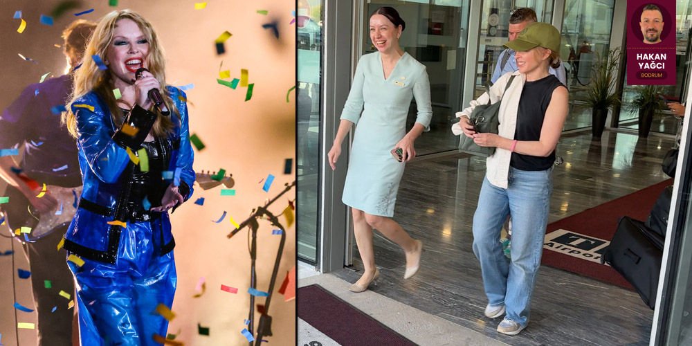 Kylie Minogue, Bodrum'da...