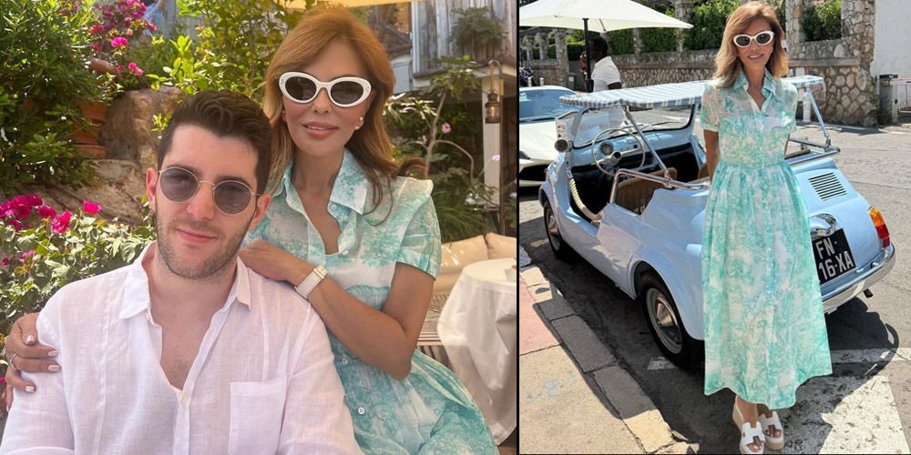 Gülman oğluyla tatile çıktı