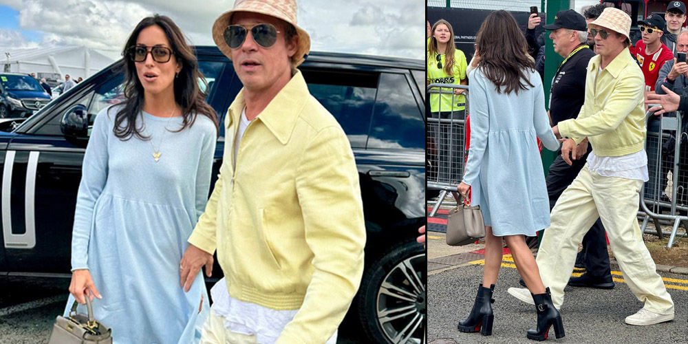 Brad Pitt, sevgilisiyle el ele...