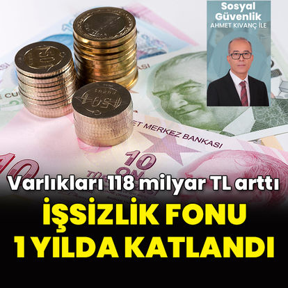 İşsizlik Fonu’nda bir yılda 118 milyar TL birikti