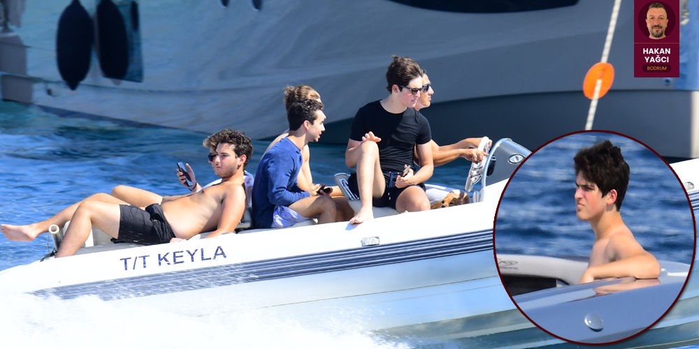 Genç Koç'un tatil eğlencesi...