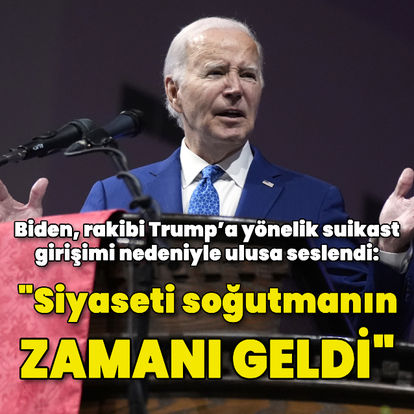 ABD Başkanı Joe Biden: Siyaseti soğutmanın zamanı geldi