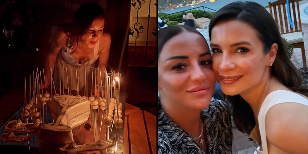 Dostlarıyla yeni yaşını kutladı