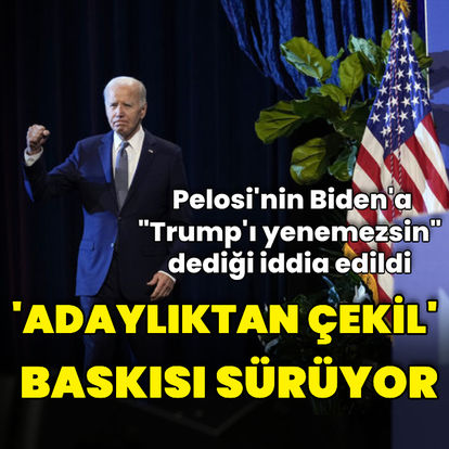 ABD'de üst düzey Demokratların, Biden'ın başkanlık yarışından çekilmesi için baskıları sürüyor