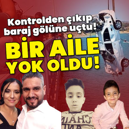 Otomobil göle uçtu! 4 kişi kayıp - Son dakika haberler