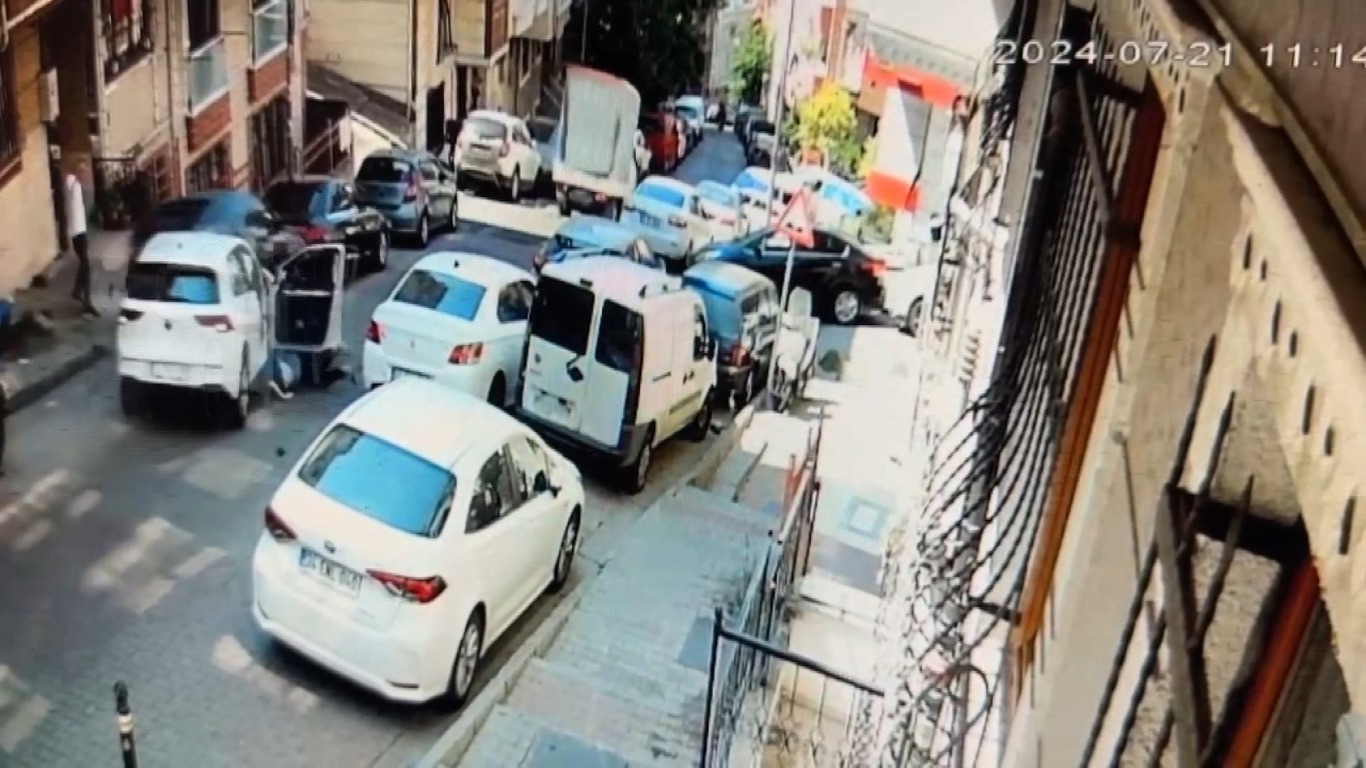 Kağıthane'de savaş alanını andıran kaza