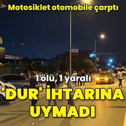 Kocaeli'deki kazada motosikletteki 1 kişi öldü, 1 kişi yaralandı - Güncel haberler