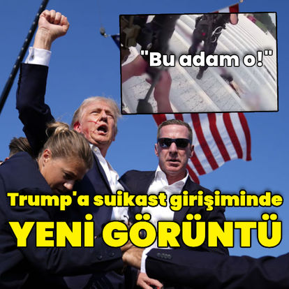 Donald Trump'a suikast girişiminde yeni görüntüler!