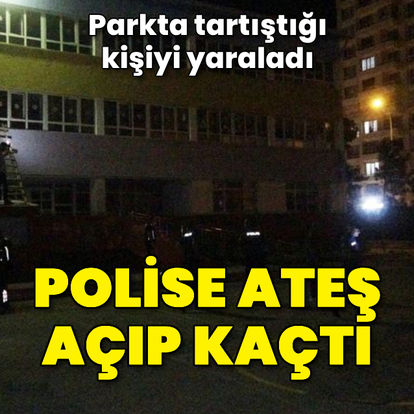 Parkta tartıştığı kişiyi yaraladı, kendini yakalamak isteyen polise ateş açıp, kaçtı - Güncel haberler