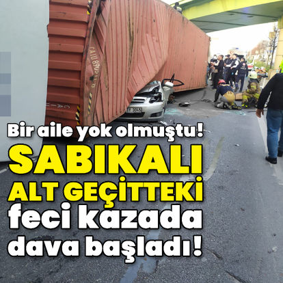 Sabıkalı alt geçitteki kazada dava başladı! - Son dakika haberler