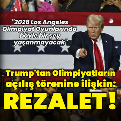 Eski ABD Başkanı Trump, Olimpiyatların açılış gösterilerini 