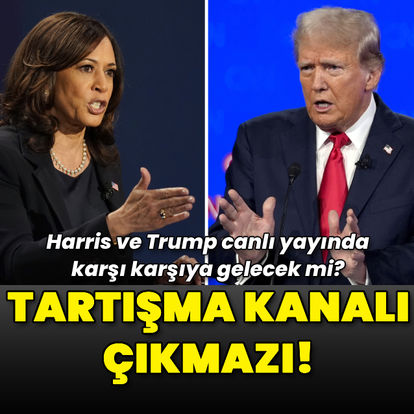 Donald Trump ile Kamala Harris arasında 'tartışma kanalı' çıkmazı