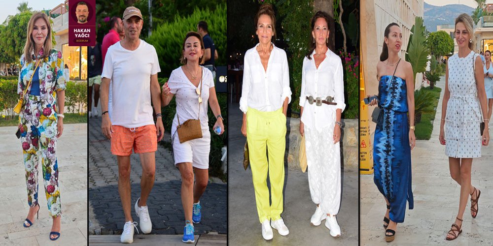 Bodrum tatilcileri caddelerde...