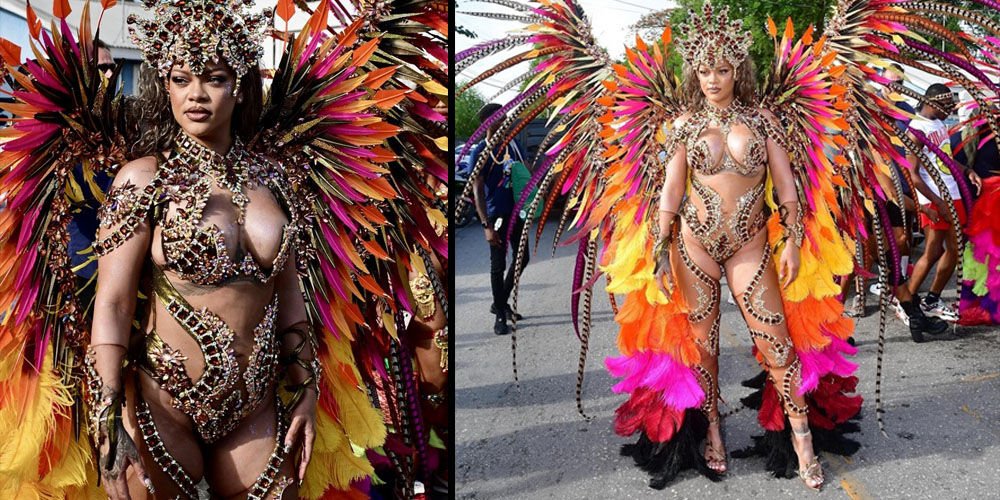 Rihanna ülkesi Barbados'ta festivale katıldı