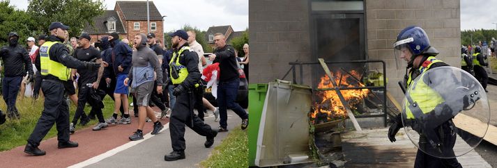 Aşırı sağcıların otel yakma girişimi son anda önlendi