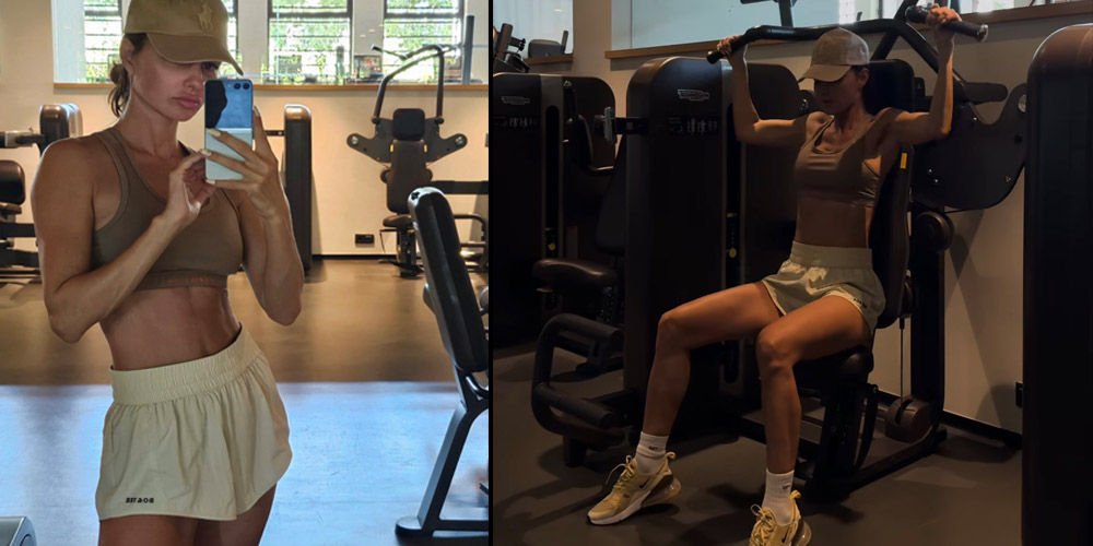 Özilhan'ın spor rutini...