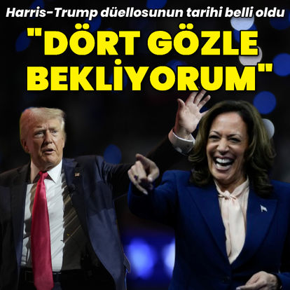 Kamala Harris-Donald Trump canlı yayında karşı karşıya gelecek: Harris'ten ilk açıklama!