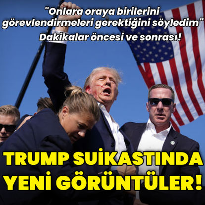 Donald Trump'a suikast girişimine ilişkin yeni görüntüler ortaya çıktı!