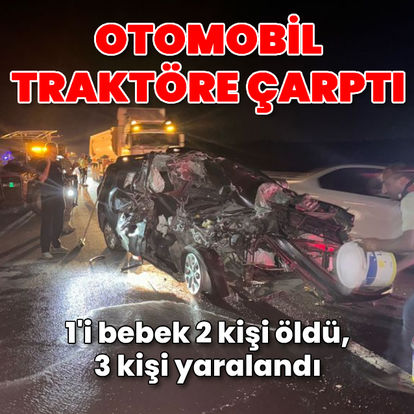 Mardin'de traktöre çarpan otomobildeki 2 kişi öldü, 3 kişi yaralandı - Güncel haberler