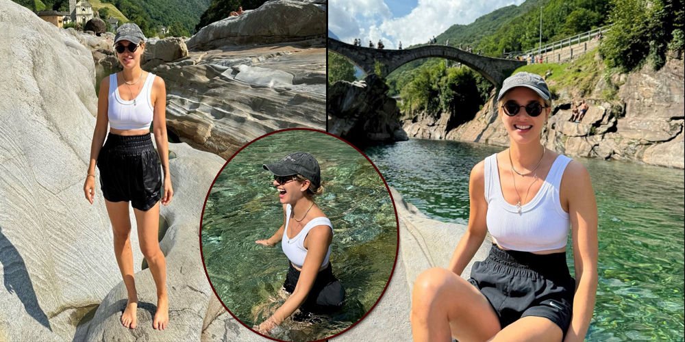 Alp Dağları'nda gezdi