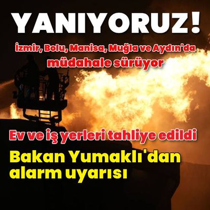 Son dakika: Türkiye alarmda: Orman yangınlarıyla mücadele! Orman yangınlarında son durum