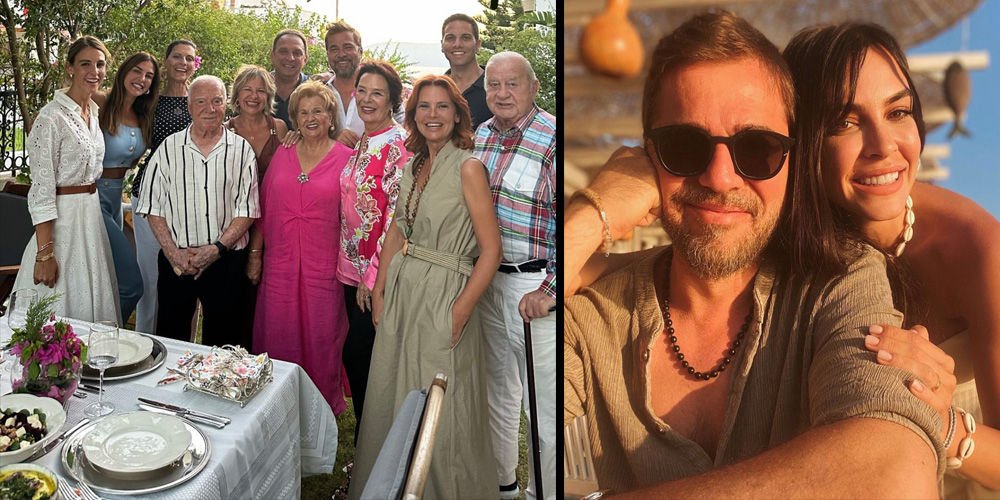 Çeşme'de ailece yemek yediler