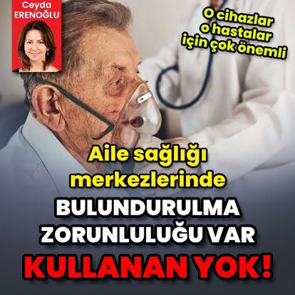 Aile sağlığı Merkezlerinde iki solunum fonksiyon testi cihazının bulundurulması zorunlu ama kullanımı yok