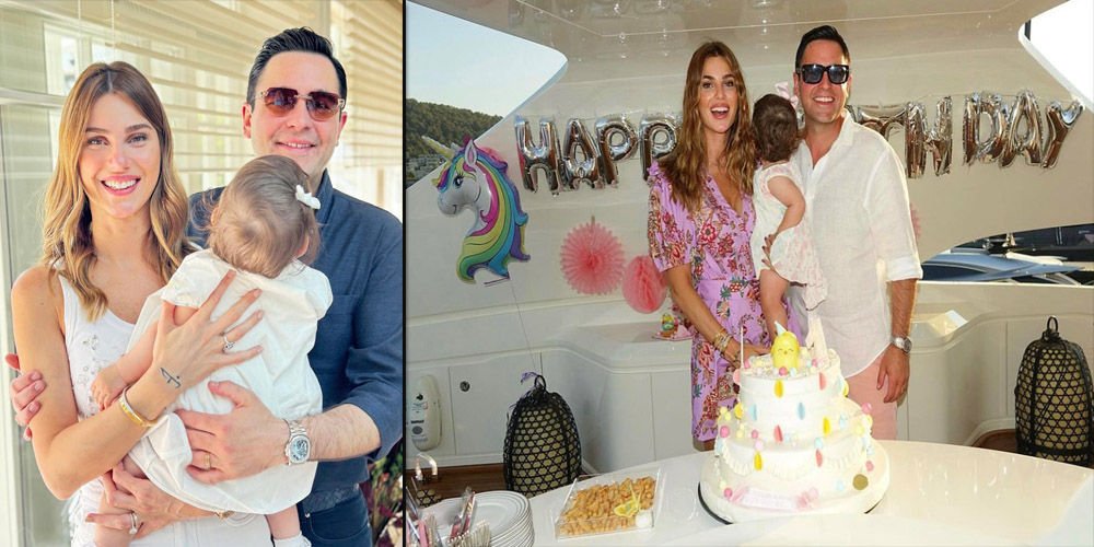 Arzu Alara'ya teknede doğum günü...