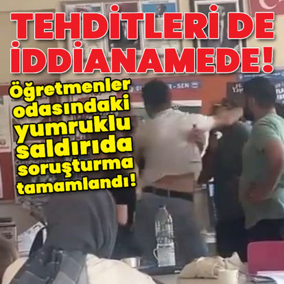 Öğretmenler odasındaki saldırıda iddianame! - Güncel haberler