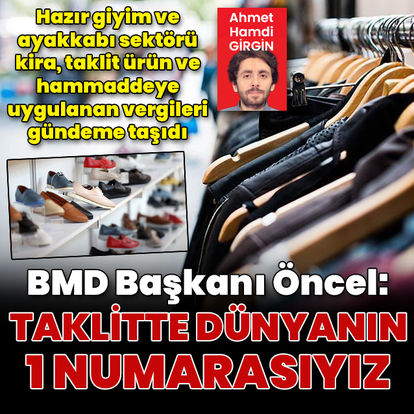 "Taklitte dünyada bir numarayız"