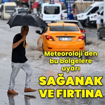 Son dakika: Meteoroloji'den bu bölgeler için sağanak ve fırtına uyarısı - 24 Ağustos Hava Durumu