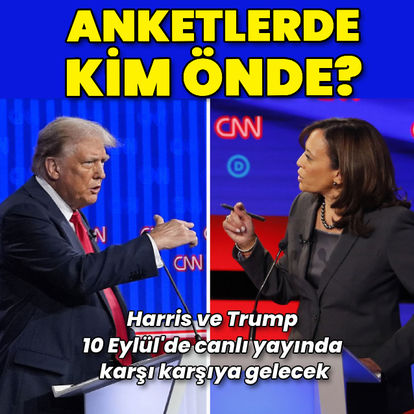 ABD Başkanlık yarışına hazırlanıyor: Son anketlerde Harris, Trump'ın önüne geçti