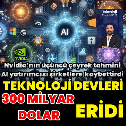 Yapay zeka hisselerinde düşüş!