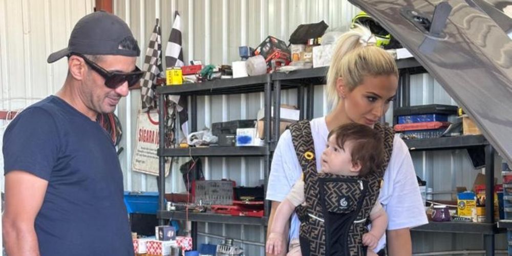 Bebeğiyle yarışlara hazırlanıyor