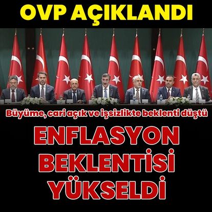 Son dakika: Orta Vadeli Program (OVP) açıklandı