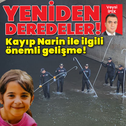 Narin için Eğertutmaz Deresi'nde yeni arama!