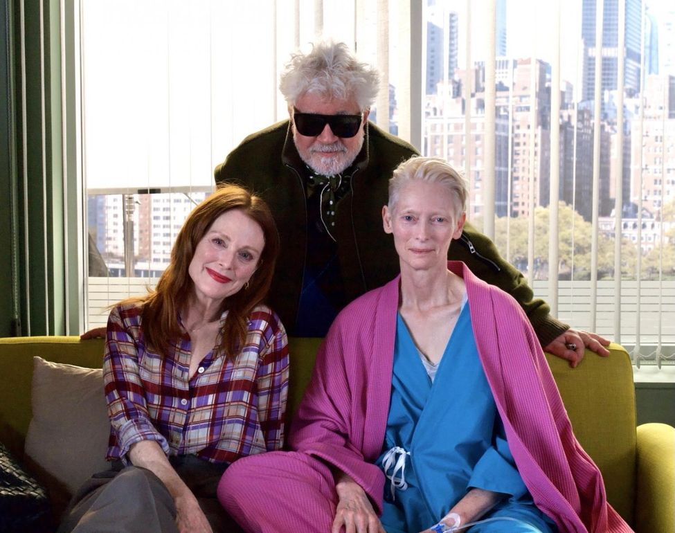 Pedro Almodovar, Julianne Moore, Tilda Swinton