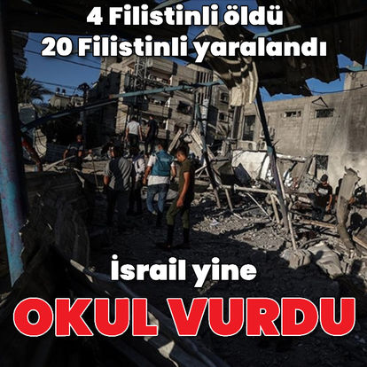 İsrail, Gazze'nin kuzeyinde bir okulu vurdu: 4 Filistinli öldü