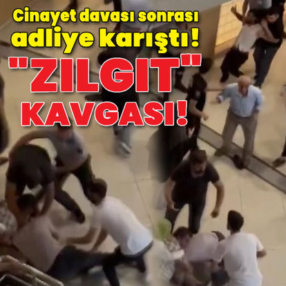 Cinayet davası sonrası adliyede 