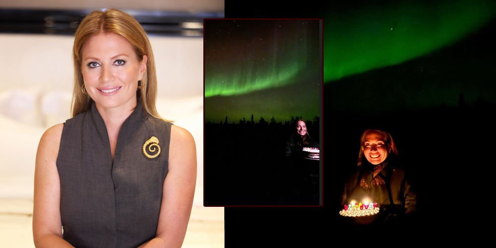 Kuzey Işıkları'nda doğum günü...
