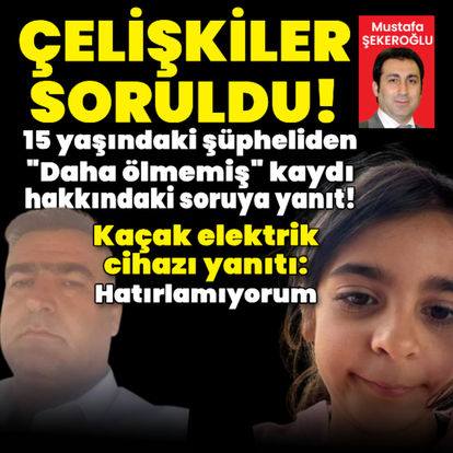 15 yaşındaki şüpheliye 