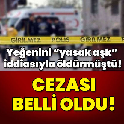 Yeğenini yasak aşk iddiasıyla öldürmüştü! İşte cezası! | Diyarbakır haberleri