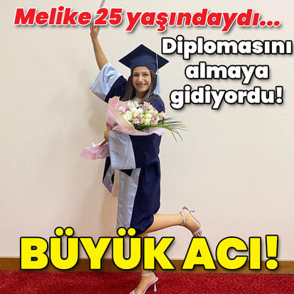 Melike Seven 4 kişiye can oldu! Diplomasını almaya gidiyordu - Son dakika haberi