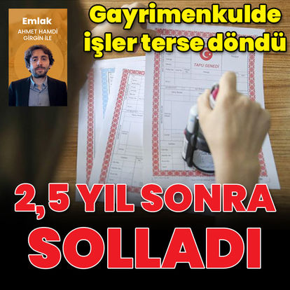 Konut satışı, konut dışı satışı 2,5 yıl sonra geçti