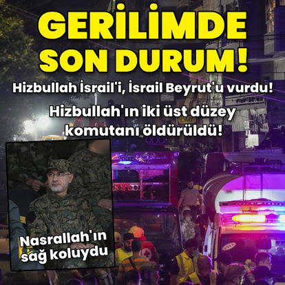 Son dakika: İsrail-Lübnan hattında yüksek tansiyon! Hizbullah'ın iki üst düzey komutanı öldürüldü!