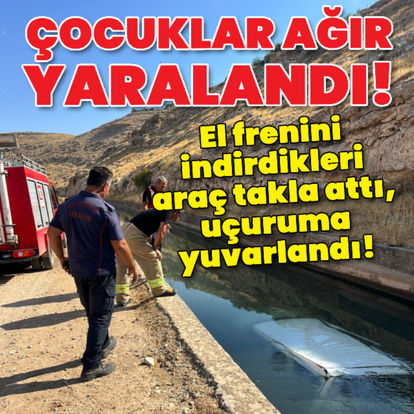 Takla attı, uçuruma yuvarlandı! Çocuklar el frenini indirince facia yaşandı! - Güncel haberler